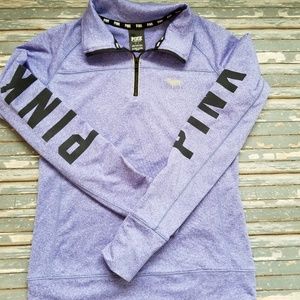 PINK Victoria's Secret Quarter-Zip Pullover